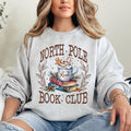 North Pole Book Club Reading Teacher Cozy Christmas Santa Library Sweatshirt