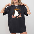 Boo Haw Cowboy Ghost Nightmare Halloween Meme Western Spooky Style Comfort Colors Tee