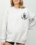 Stay Spooky Pocket Skeleton Ghost Witch Meme Halloween Spooky Costume Sweatshirt