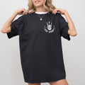 Stay Spooky Pocket Skeleton Ghost Witch Meme Halloween Costume Comfort Colors Tee