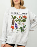 Herbology Mushroom Skeleton Ghost Witch Aesthetic Meme Halloween Spooky Costume Sweatshirt