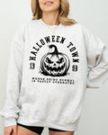 Halloween Town Pumpkin Spooky Skeleton Funny Witch Aesthetic Meme Halloween Costume Sweatshirt