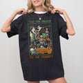 Tis The Season Creepy Spooky Skeleton Witch Halloween Meme Costume Comfort Colors Tee