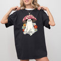 Mushroom Ghost Skeleton Spooky Witch Halloween Meme Costume Aesthetic Comfort Colors Tee
