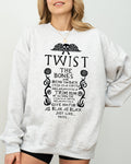 Twist The Bones Skeleton Spooky Ghost Witch Meme Halloween Costume Haunted Sweatshirt