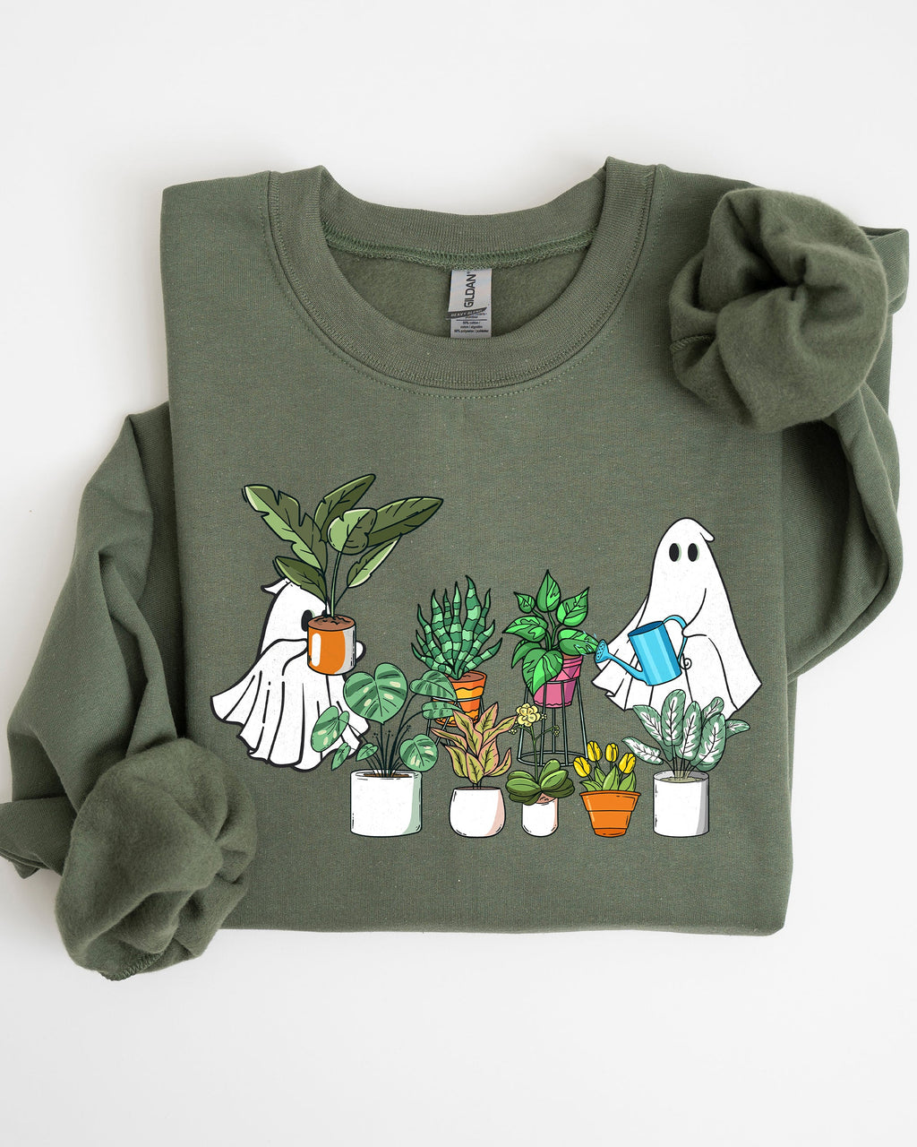 Plant Lover Ghost Skeleton Spooky Witch Meme Halloween Costume Limited Edition Sweatshirt