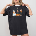 Dog Ghosts Skeleton Funny Pumpkin Spooky Witch Aesthetic Halloween Costume Meme Comfort Colors Tee