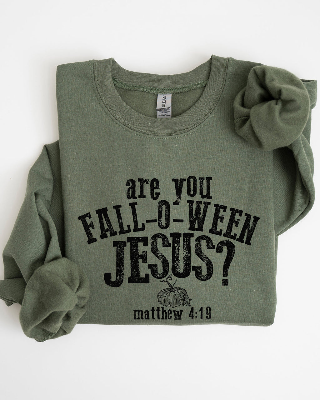 Are You Fall-O-Ween Jesus Skeleton Ghost Spooky Witch Meme Halloween Costume Sweatshirt