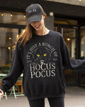 Bunch Of Hocus Pocus Cat Witch Aesthetic Spooky Meme Halloween Costume Sweatshirt