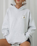 Ghost Coffee Lover Pocket Skeleton Witch Skull Meme Spooky Halloween Party Hoodie