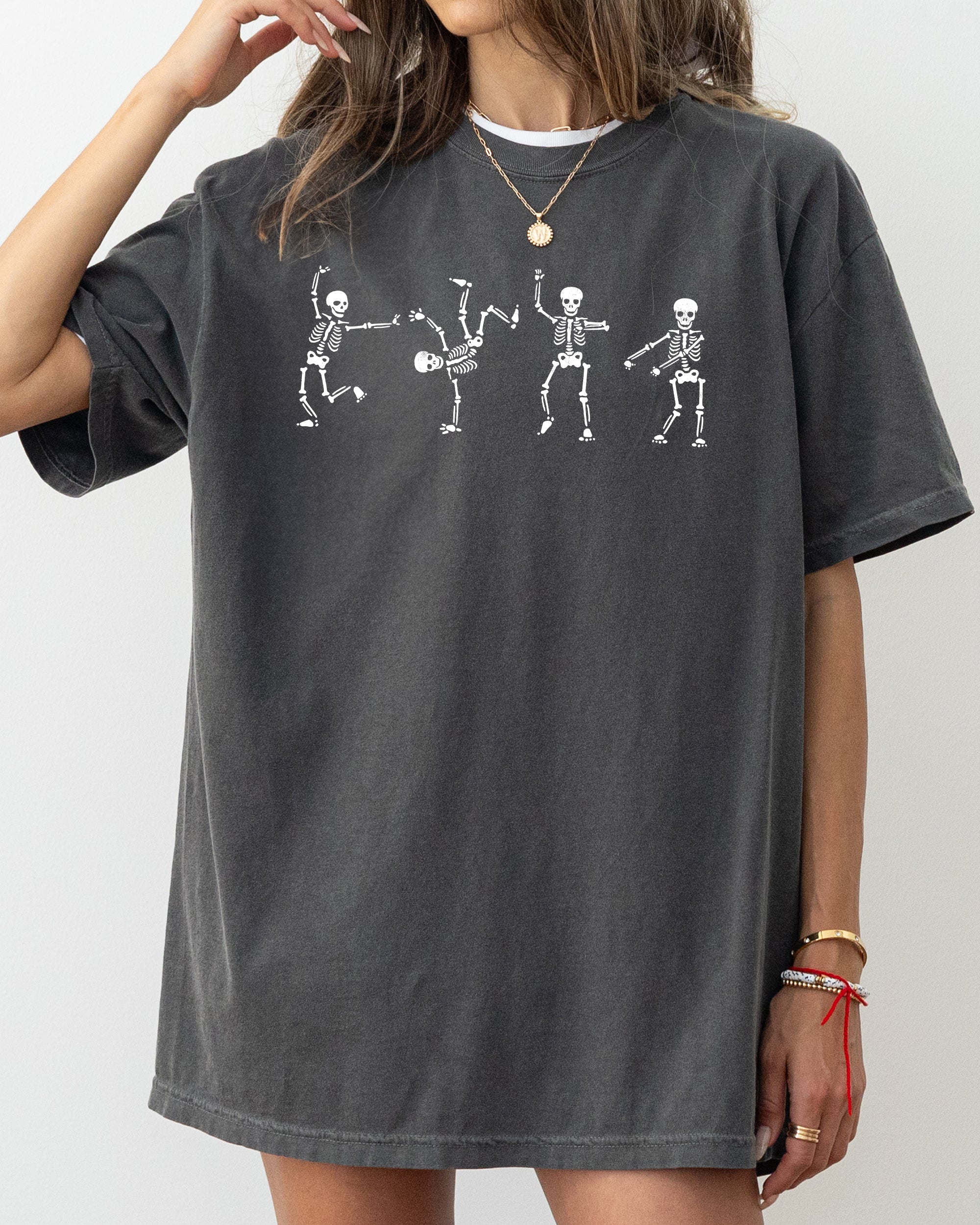 Skeletons Dance Ghost Witch Skull Spooky Halloween Meme Costume Comfort Colors Tee