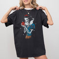 Snow White Skeleton Princess Witch Skull Spooky Aesthetic Meme Halloween Costume Comfort Colors Tee