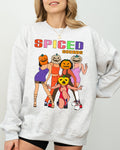 Spiced Gourds Skeleton Ghost Witch Skull Spooky Aesthetic Halloween Costume Sweatshirt