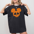 Mouse Ears Skeleton Ghost Witch Skull Spooky Meme Halloween Costume Comfort Colors Tee