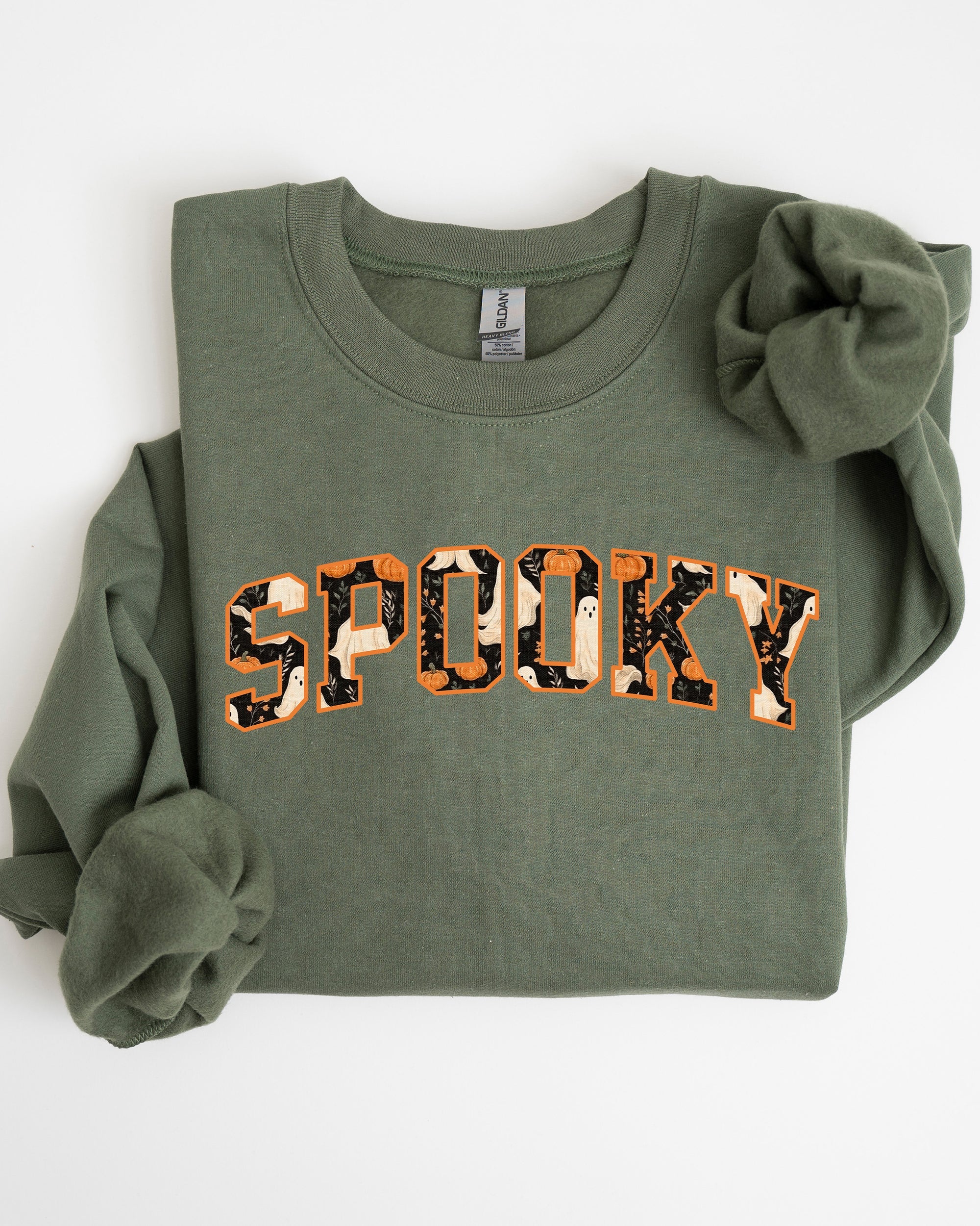 Spooky Skeleton Ghost Witch Skull Meme Aesthetic Halloween Costume Collection Sweatshirt