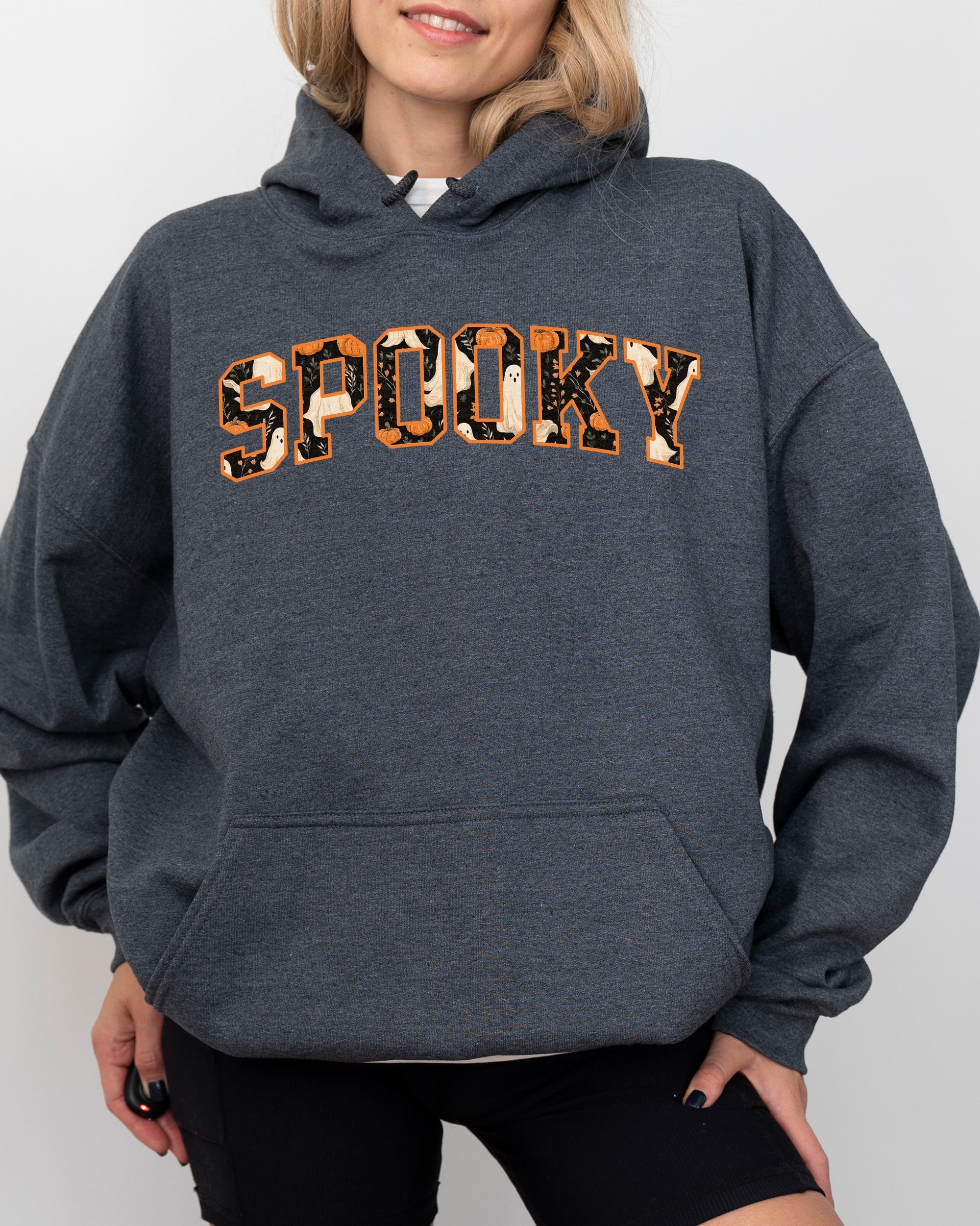 Spooky Skeleton Ghost Witch Skull Meme Halloween Costume Aesthetic Nightmare Edition Hoodie