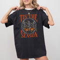 Tis The Season Retro Skeleton Ghost Witch Skull Spooky Meme Halloween Comfort Colors Tee