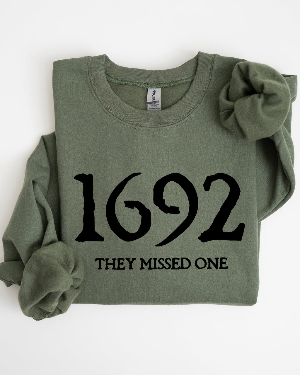 1692 They Missed One Skeleton Ghost Witch Skull Spooky Aesthetic Meme Sweatshirt