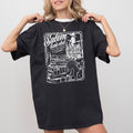 Salem Book Club Spooky Skeleton Ghost Witch Skull Aesthetic Meme Halloween Vibes Comfort Colors Tee