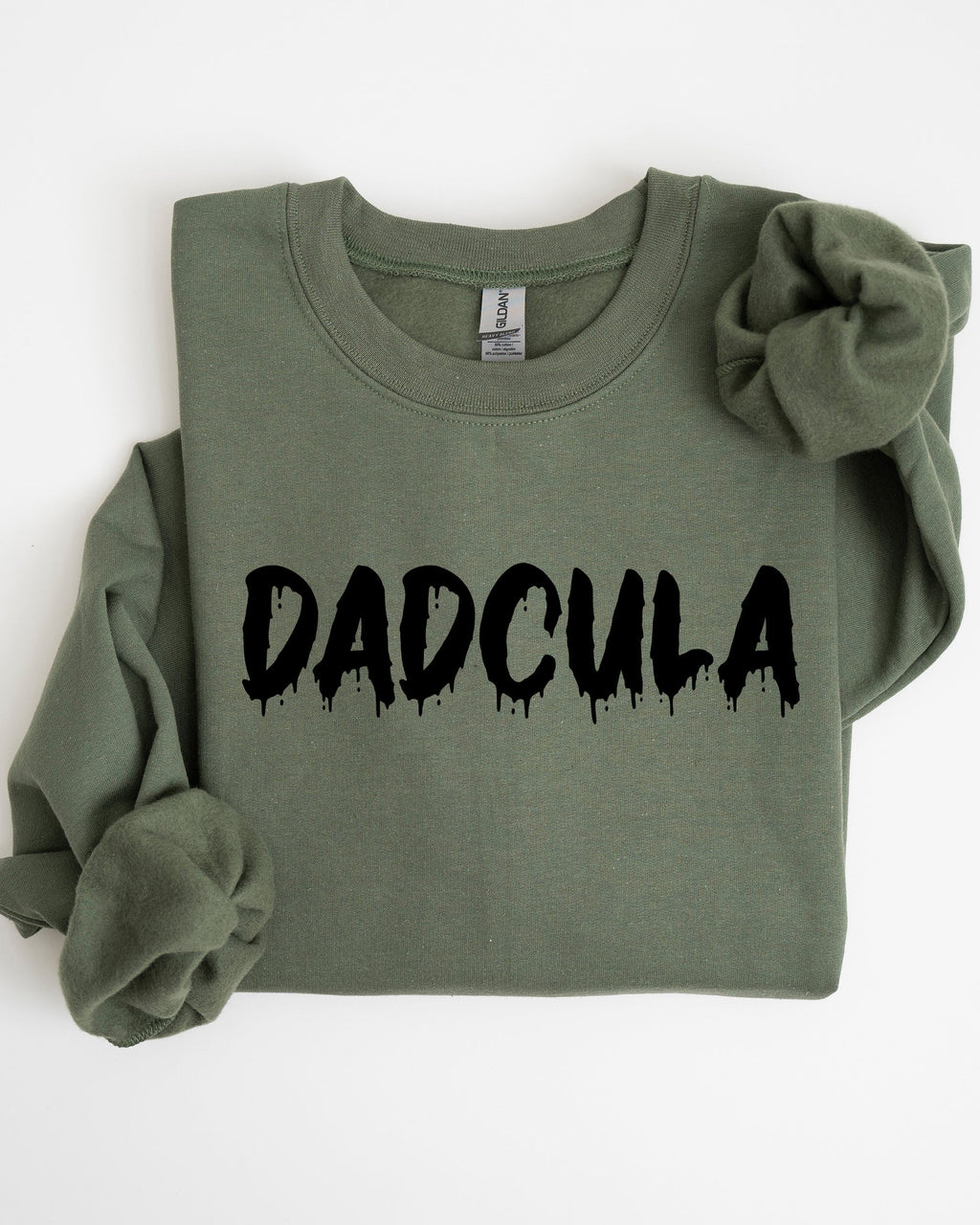 Dadcula Spooky Bat Ghost Witch Skull Aesthetic Meme Halloween Costume Sweatshirt