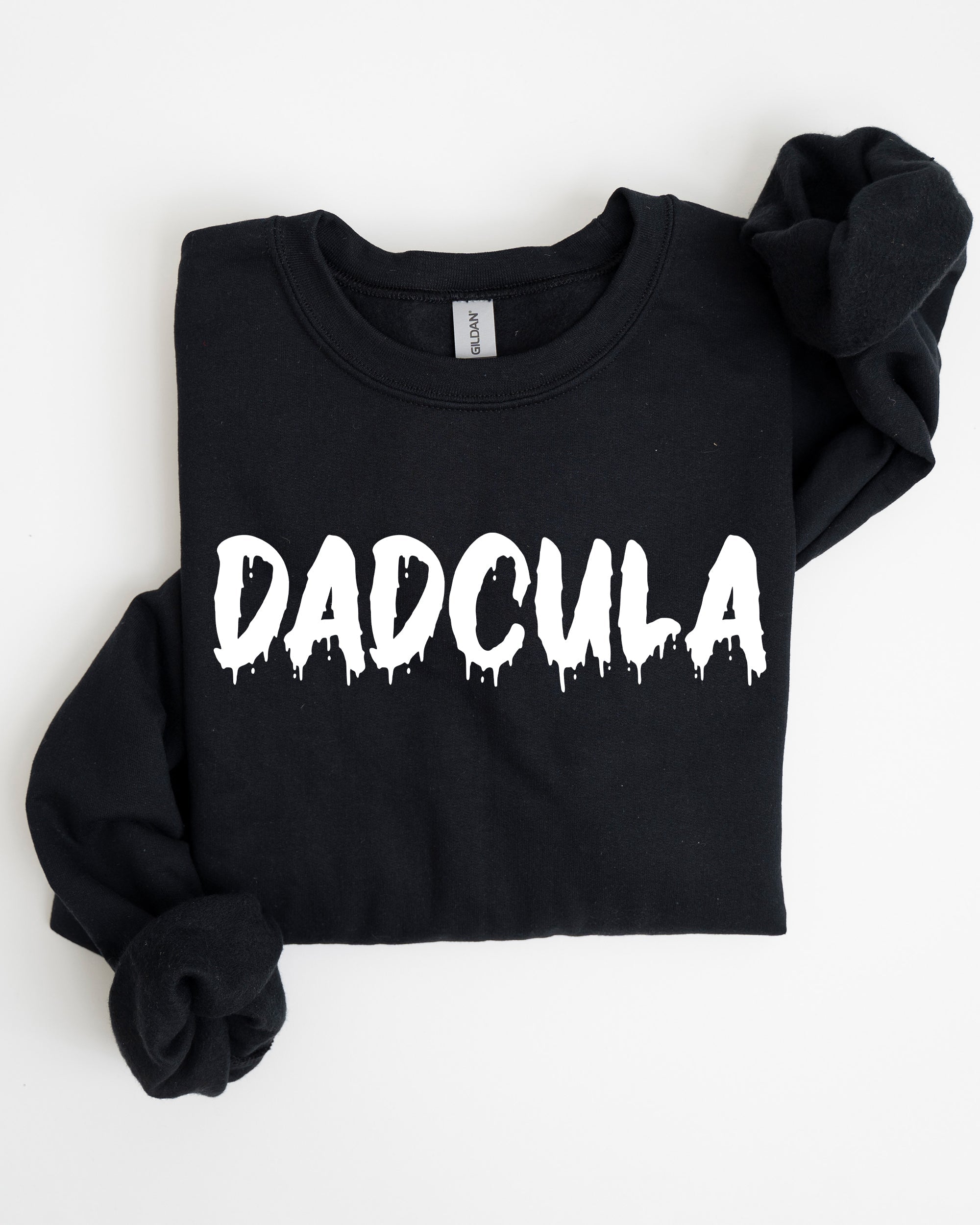 Dadcula Spooky Bat Ghost Witch Skull Aesthetic Meme Halloween Costume Sweatshirt
