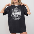 It's The Most Wonderful Time Of The Year Skeleton Spider Web Witch Skull Spooky Halloween Costume Comfort Colors Tee