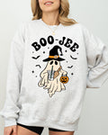Boo-Jee Cowboy Ghost Western Skeleton Witch Skull Aesthetic Meme Halloween Costume Sweatshirt