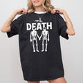 Til Death Skeleton Lovers Ghost Western Witch Halloween Costume Comfort Colors Tee