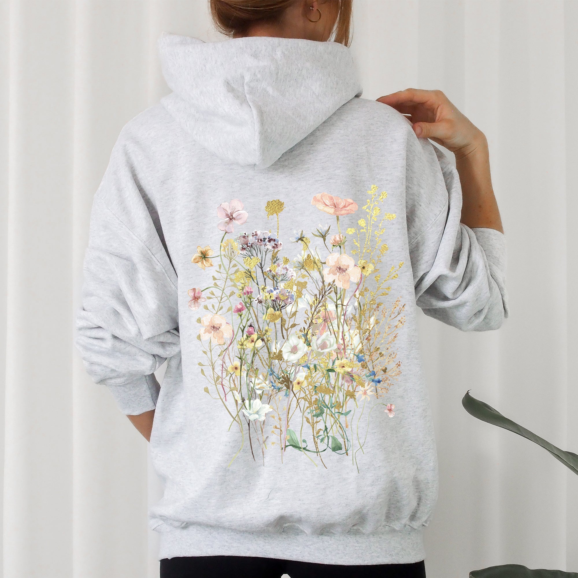 Pressed Flower Bouquet Hoodie