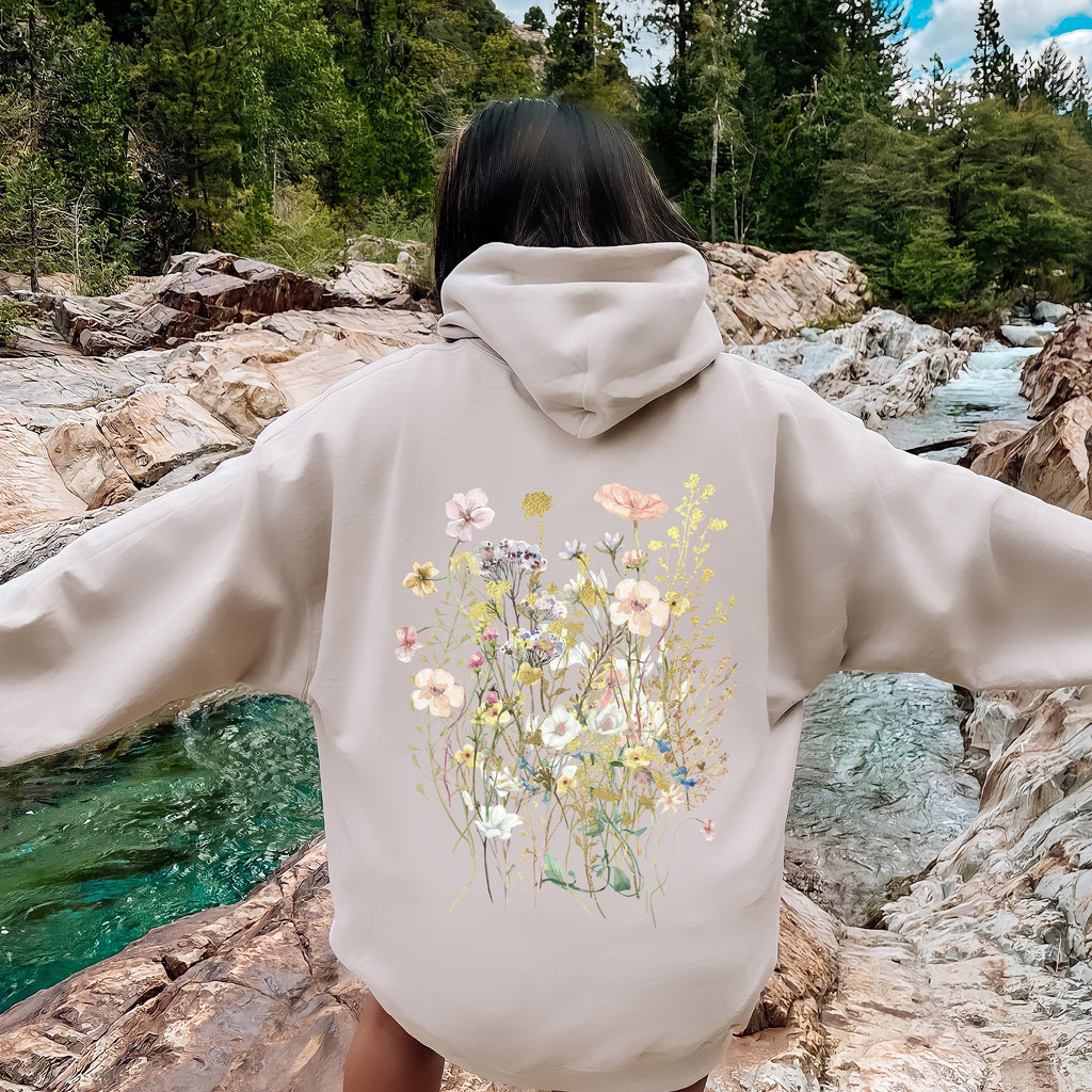 Pressed Flower Bouquet Hoodie