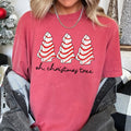 Oh Christmas Tree, Snack, Little Debbie Nostalgic Holiday Treats Comfort Colors Tee