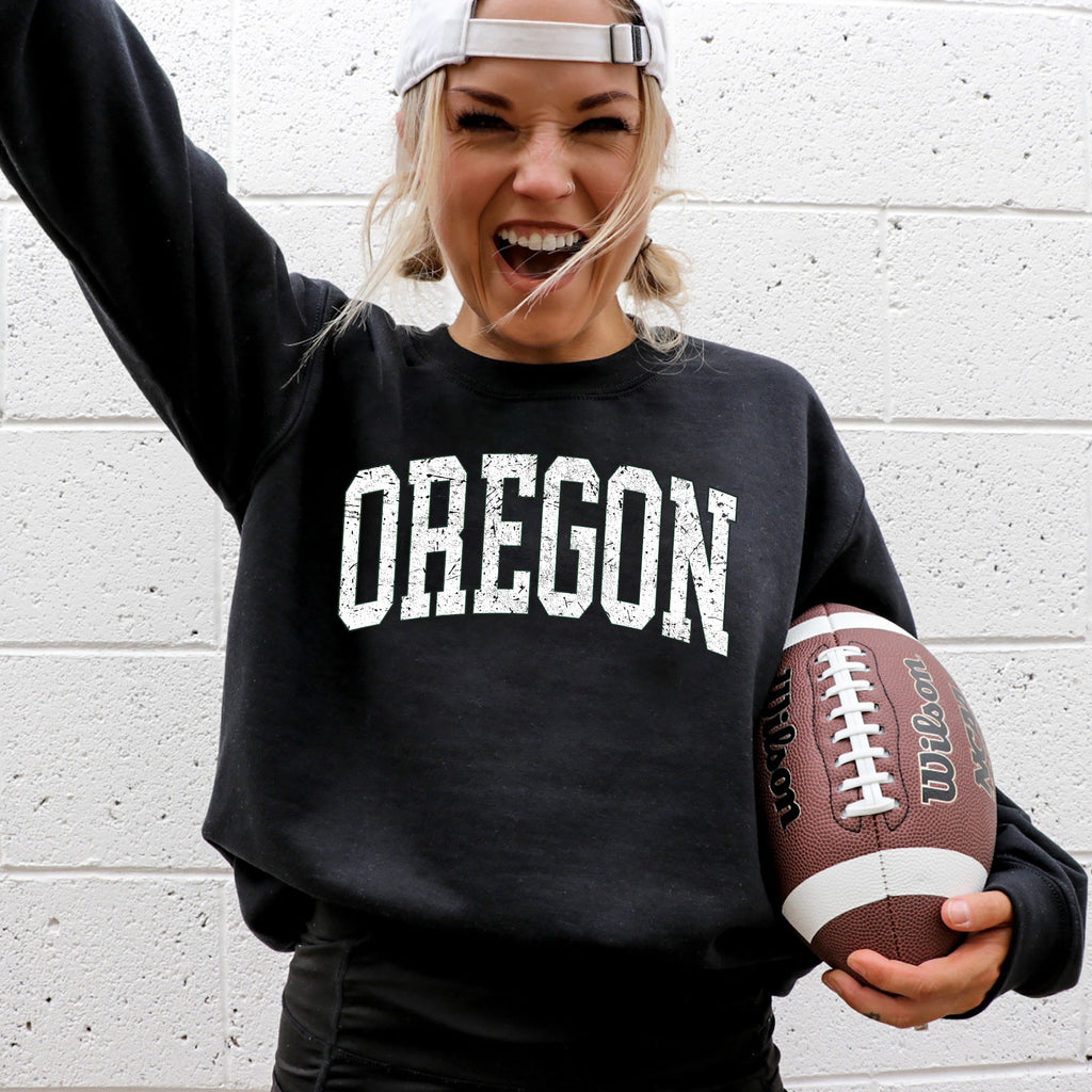 Oregon Football Game Day Tailgate Party Big Game Touchdown University College State Sweatshirt