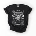 Ouija Board Spooky Tarot Halloween Witch Moonlight Seance Mystic Symbols Night Sky Hauntings Comfort Colors Tee