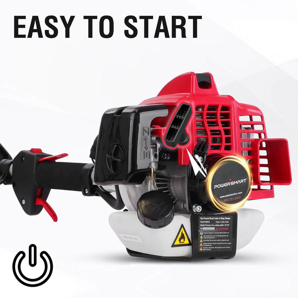 22" 170cc Gas Self-Propelled 3-in-1 Lawn Mower & String Trimmer Combo Kit V8622S1+PS4532
