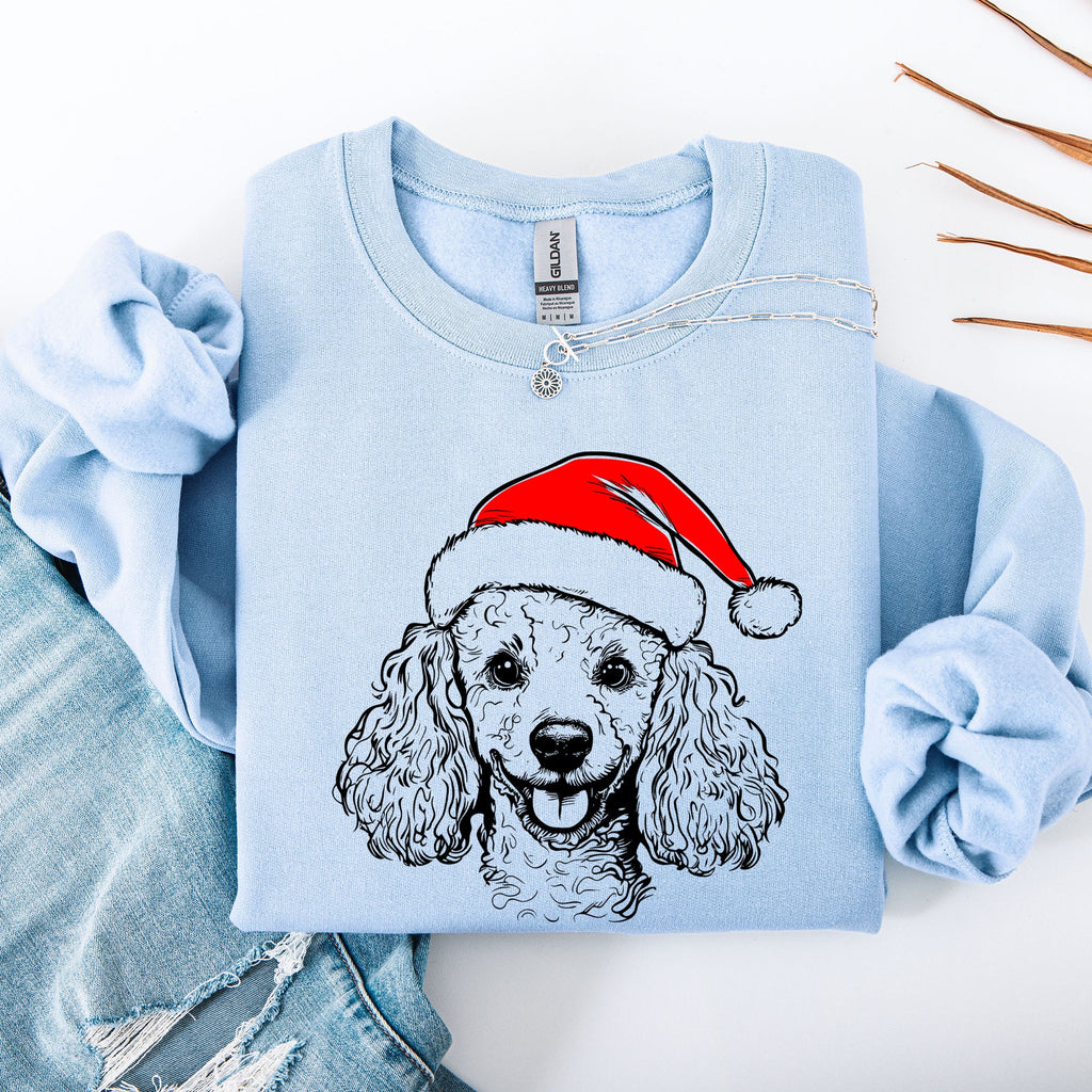 Poodle Santa Christmas Dog Lover Pet Christmas Cheer Limited Edition Graphic Sweatshirt