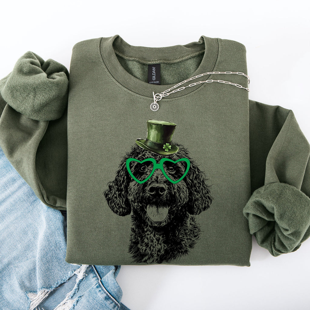 Portuguese Water Dog Adorable St Patrick's Day Irish Lucky Charm Celebration Sweatshirt