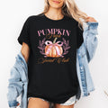 Pumpkin Patch Social Club Autumn Harvest Cozy Seasonal Vibes For October Nights And Family Gatherings Graphic Tee