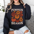 Cozy Autumn Floral Sunflower Pumpkin Motif With Autumnal Glow And Rustic Charm Sweatshirt