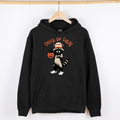 Raccoon Trick Or Treat Halloween Mischief Spooky Costume Night Meme Vintage Print Graphic Hoodie