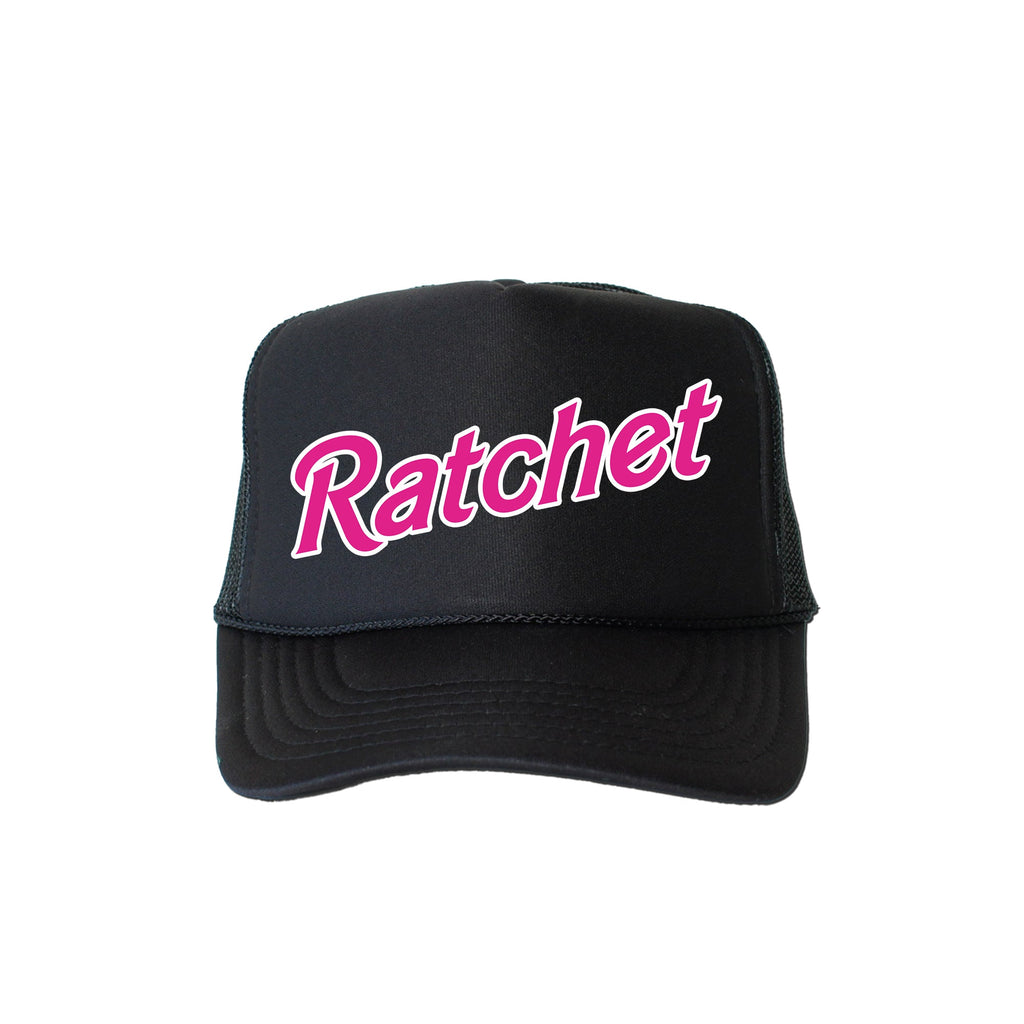 Ratchet Sassy Funny Put It On My Husband's Tab Humorous Saying Graphic Trucker Hat