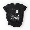 Read In Peace Skeleton RIP Halloween Booktok Bookish Library Edition Comfort Colors Tee