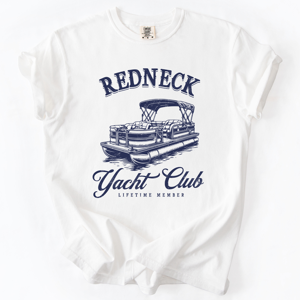 Redneck Yacht Club Funny Summer Beach Hot Girl Summer Sunshine Comfort Colors Tee
