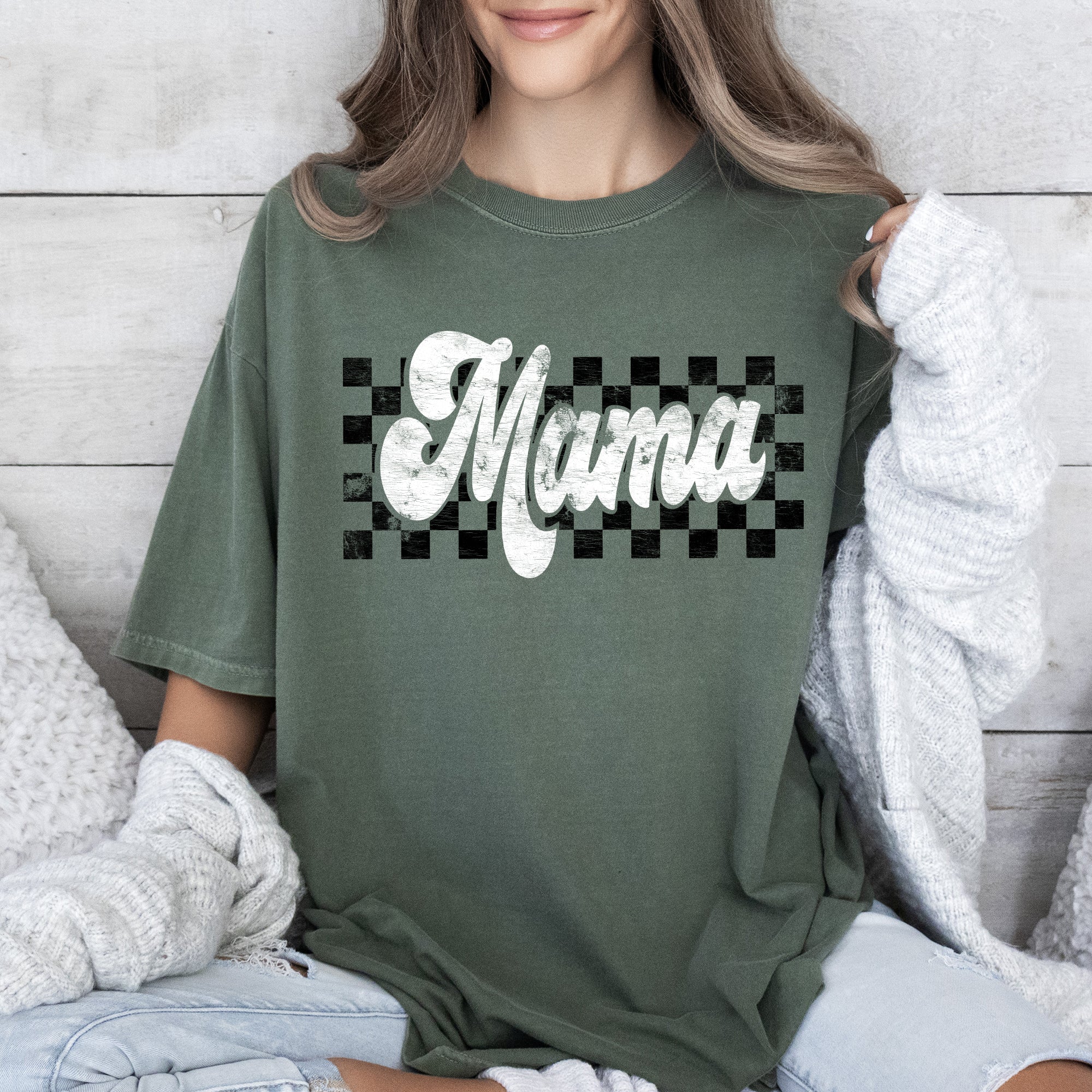 Retro Mama Comfort Colors Tee
