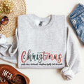 Retro Christmas Hallmark Best Things Seasonal Cozy Vintage Style Holiday Print Sweatshirt