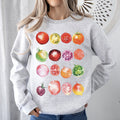Ripe Tomato Print, Garden Fresh Garden Produce Theme Artwork For Garden Lovers Sweatshirt