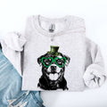 Rottweiler Adorable Dog St Patrick's Day Lucky Irish Shamrock Spirit Celebration Sweatshirt