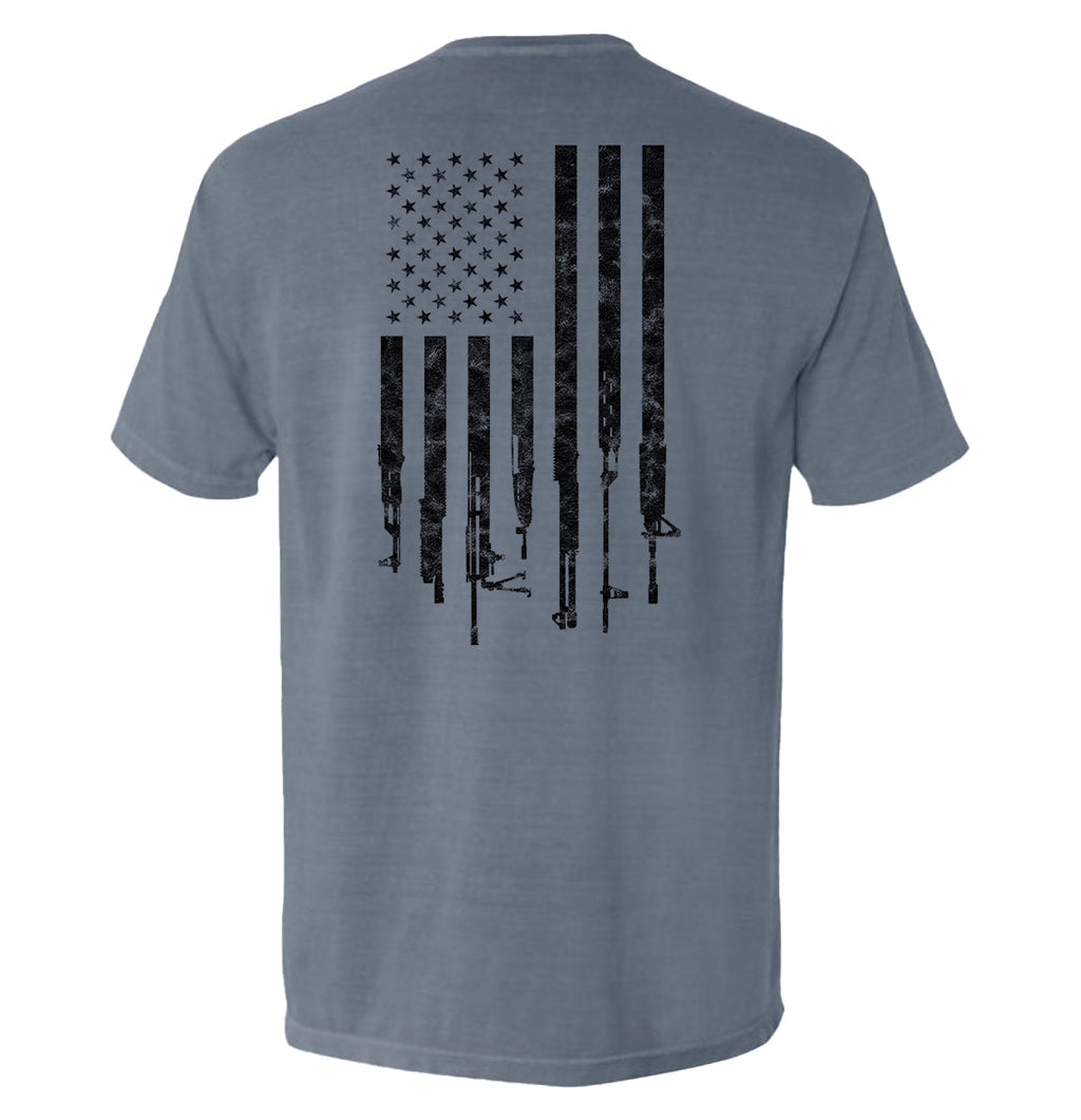 Firearm Flag Graphic Tee & Hoodie