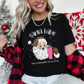 Santa Baby Stanley Retro Christmas Leopard Print Cozy Comfort Super Soft Graphic Tee