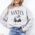Santa's Cocktail Club, Merry Christmas, Bougie, Coquette Cozy Holiday Sweatshirt