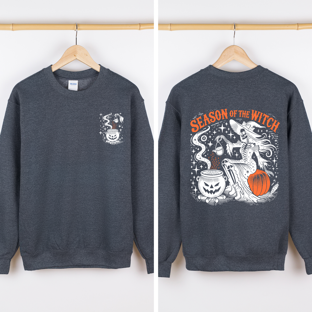 Season Of The Witch Night Of Horrors Vintage Halloween Limited Edition Sweatshirt